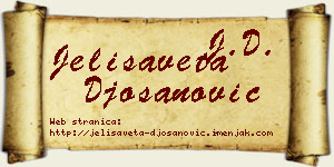 Jelisaveta Đošanović vizit kartica